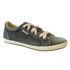 Taos Star Canvas Women's Gray Wash Arch Support Orthotic Comfort Sneakers Sz 7.5